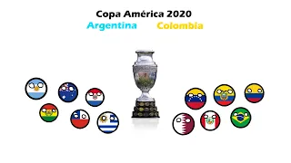 PREDICCIÓN COPA AMÉRICA 2021 COUNTRYBALLS (FINAL EMOCIONANTE)