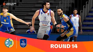 Maccabi -Efes | Round 14 Highlights | 2023-24 Turkish Airlines EuroLeague