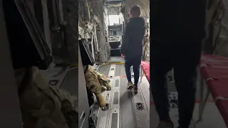 Inside a CH-47 CHINOOK