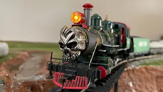 3 Ghost trains steaming across the layout