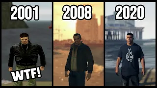 PROTAGONISTS LOGIC in GTA Games (2001-2020)