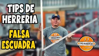 📐Como Hacer Una FALSA ESCUADRA 📏 || TIPS EXPRÉS De HERRERÍA