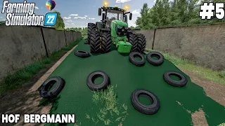 Making SILAGE & Sowing 5Ha of Wheat | Hof Bergmann | Farming Simulator 22 | Episode 5