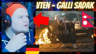 MV IS MVP | 🇳🇵 Vten - Galli Sadak | GERMAN Reaction