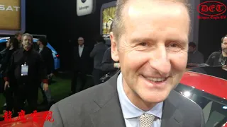 【车城看世界】Volkswagen CEO Herbert Diess Press Interview