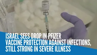 Israel sees drop in Pfizer vaccine protection against infections, still strong in severe illness