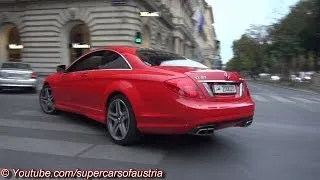 Crazy Arab Mercedes CL63 AMG in Vienna