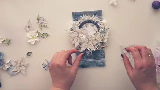 TUTORIAL Christmas card/ Мастер-класс Новогодняя открытка