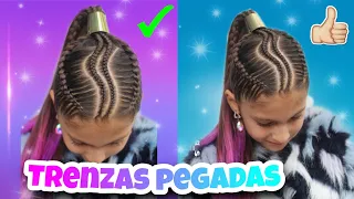 TRENZAS de MODA 👧 Peinados FÁCILES y rápidos 🦄 WILVITA