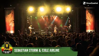 Sebastian Sturm & Exile Airline beim Black Forest on Fire Reggae Festival 2017 in Berghaupten