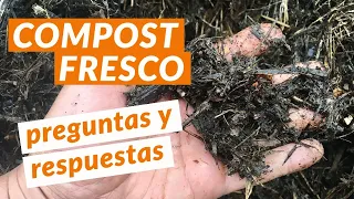 🍃 Compost básico: Usos del COMPOST FRESCO | Curso de compostaje