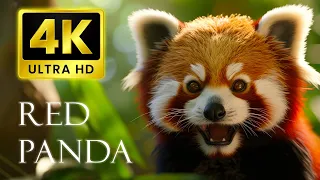 Adorable Red Panda Collection | Most Colorful Animals 4K UHD 60FPS