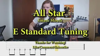 All Star - Smash Mouth (Bass Cover with Tabs)