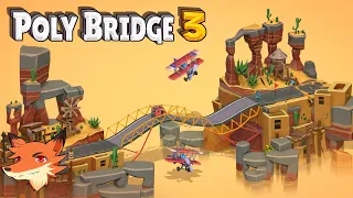 Poly Bridge 3 [FR] Je fais les meilleurs pont.. En faisant le max d'économie! Ca prévoit que du bon!