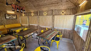 Step Wise Making Bamboo Restaurant / Bamboo Restaurant