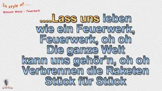 Wincent Weiss  - Feuerwerk - Instrumental und Karaoke