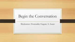 Begin the Conversation