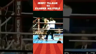 Evander Holyfield Vs Henry Tillman - 1987 #boxing #fighting