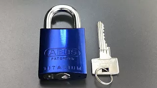 [512] Abus 83AL/45 Titalium with Restricted 888 Cylinder Picked and Gutted