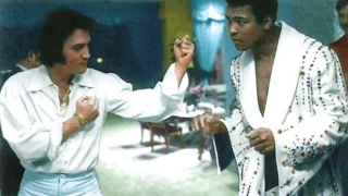 Elvis Presley meets Muhammad Ali (first time and after) see description