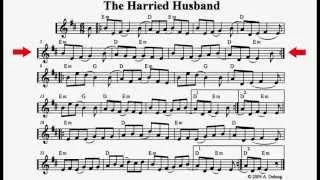 The Harried Husband - fiddle sheet music by Anne Delong