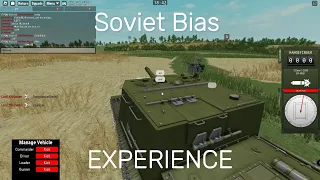 Soveit Bias Expirence ( MultiCrew tank combat 4 ) ( Roblox )