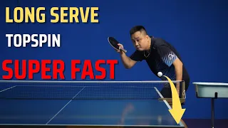 Learn to Serve Long SUPER FAST with Grand Master To Duc Hoang | Table Tennis Review