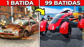 Cada vez que eu BATER meu CARRO TRANSFORMA!! (GTA RP)