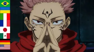 Sukuna's  Domain Expansion in different languages | Jujutsu Kaisen