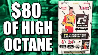 $80 HIGH OCTANE NASCAR  HOBBY BOX! 🏁 | 2023 Panini Donruss Racing Hobby Box Review