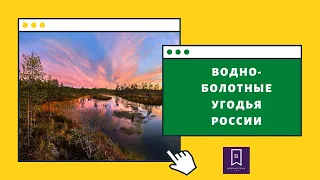 Водно-болотные угодья России. Экологический клуб "Зеленая книга."