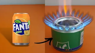 Challengge to recycle/ Makea simple alcohol stove (soda can stove)