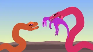 Gigantophis vs. Titanoboa | Animation