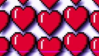 Playing With The screen of Hearts | Red Hearts Screensaver | 4 Hour Loop