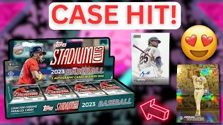 CASE HIT! 2023 Topps Stadium Club Baseball Hobby Box Review!