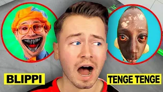 DROHNE überwacht TENGE TENGE und BLIPPI in REAL LIFE!😱