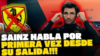 CARLOS SAINZ HABLA POR PRIMERA VEZ DESPUES DE SER CAMBIADO POR LEWIS HAMILTON!!!