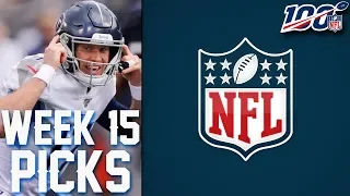 NFL WEEK 15 PICKS 2019 NFL GAME PREDICTIONS | WEEKLY NFL PICKS