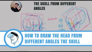 How to draw the head from different angles: The Skull