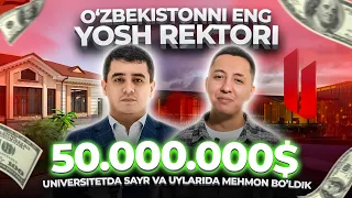 O'ZBEKISTONNI ENG YOSH REKTORI