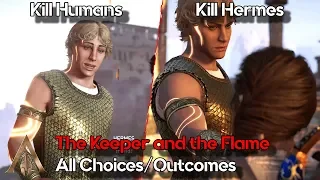 The Keeper and the Flame All Choices/Outcomes - Assassin's Creed Odyssey - Fate of Atlantis DLC