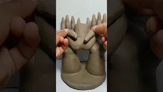 Little krishna murti making ll Krishna idol making at home ll Krishna#shorts#viral#clayart#rtistboy