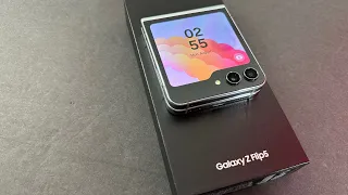 Samsung galaxy z flip 5 unboxing |ASMR| aesthetic