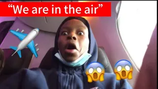 My reaction to being on a plane for the first time!