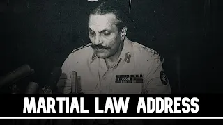 Zia ul Haq's Martial Law Speech • With English Translation