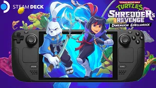 Dimension Shellshock Steam Deck QUACK | Teenage Mutant Ninja Turtles: Shredder’s Revenge #steamdeck