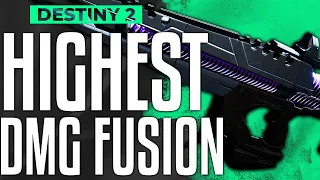 The BEST DPS FUSION RIFLE in Destiny 2 - NO Raid Needed - More Damage than 1000 Voices