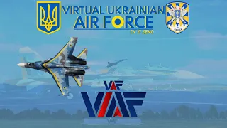 Virtual Ukrainian SU 27 Demo - VIAF 2023 Twitch Stream Rip