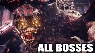 Gears of War: Ultimate Edition - All Bosses (With Cutscenes) HD 1080p60 Xbox One X