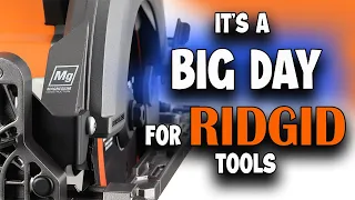It's a BIG DAY for RIDGID Tools